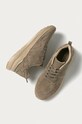 Skórzane sneakersy męskie beżowe beżowy RS21.OBM202