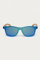 Okulary przeciwsłoneczne męskie z zausznikami z funkcją flexible Materiał 1: 100 % Poliwęglan, Materiał 2: 100 % Drewno