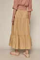 Bawełniana spódnica damska z guzikami beżowa 100 % Bawełna