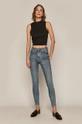 Jeansy damskie skinny niebieskie niebieski