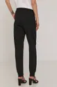 Spodnie damskie dresowe z bawełny organicznej czarne 98 % Bawełna organiczna, 2 % Elastan