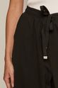 czarny Spodnie damskie z bawełny organicznej czarne