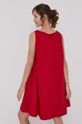 Sukienka damska z wiskozy w kształcie litery A czerwona 100 % Wiskoza