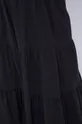 Sukienka damska z marszczeniami na ramiączkach czarna