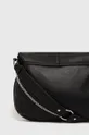 Średniej wielkości torebka damska czarna Podszewka: 100 % Poliester, Materiał zasadniczy: 100 % Poliuretan