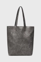 srebrny Torebka damska shopper srebrna Damski