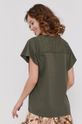 T-shirt damski z bawełny organicznej zielony 100 % Bawełna organiczna