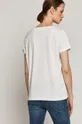 T-shirt damski EVIVA L’ARTE  z bawełny organicznej biały <p>100 % Bawełna organiczna</p>