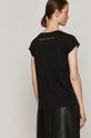 T-shirt damski z kolekcji EVIVA L’ARTE czarny 100 % Bawełna
