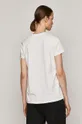 T-shirt damski z bawełny organicznej z nadrukiem CHCĄC NIE CHCĄC biały <p>95 % Bawełna organiczna, 5 % Elastan</p>