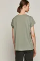 T-shirt damski z bawełny organicznej z nadrukiem NIE PYTAJ zielony <p>100 % Bawełna organiczna</p>