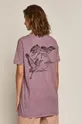 T-shirt damski by Ola Płocidem, Tattoo Art różowy 100 % Bawełna