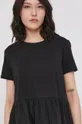 czarny Medicine - T-shirt Summer Linen