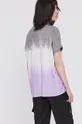 Bawełniany t-shirt damski z nadrukiem fioletowy 100 % Bawełna