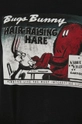 T-shirt damski z nadrukiem Bugs Bunny czarny