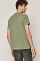 Bawełniany t-shirt męski z kieszonką zielony 100 % Bawełna
