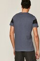 Odzież Bawełniany t-shirt męski z kieszonką niebieski RS21.TSM071 niebieski