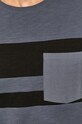Bawełniany t-shirt męski z kieszonką niebieski RS21.TSM071