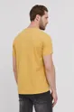 Bawełniany t-shirt męski z kieszonką żółty 100 % Bawełna