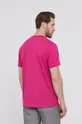 Bawełniany t-shirt męski z dekoltem w serek różowy 100 % Bawełna