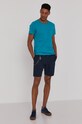 Bawełniany t-shirt męski z kieszonką turkusowy RS21.TSM092 turkusowy RS21