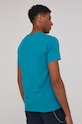 Odzież Bawełniany t-shirt męski z kieszonką turkusowy RS21.TSM092 turkusowy