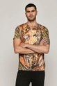 multicolor T-shirt męski z kolekcji EVIVA L’ARTE z bawełny organicznej