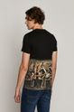 T-shirt męski z kolekcji EVIVA L’ARTE czarny 100 % Bawełna