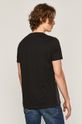 Bawełniany t-shirt męski z nadrukiem czarny 100 % Bawełna