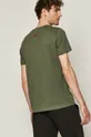 T-shirt męski z nadrukiem zielony 80 % Bawełna, 20 % Poliester