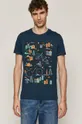 niebieski Medicine - T-shirt Retro Cool