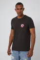 T-shirt męski z bawełny organicznej by Alek Morawski szary 100 % Bawełna organiczna