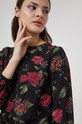 Bluzka damska wzorzysta czarna RS22.BDD021 czarny