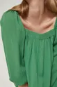 Bluzka damska gładka zielona Damski