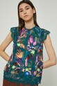 Bluzka damska wzorzysta multicolor multicolor RS22.BKDA06