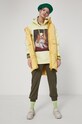 Bluza Eviva L'arte damska z nadrukiem żółta RS22.BLD151 żółty RS22