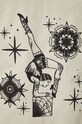 Bluza bawełniana damska Tattoo Art by SEDZIARAM - Aleksandra Kotwa czarna RS22.BLD750
