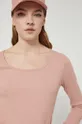 ružová Medicine - Tričko s dlhým rukávom Basic