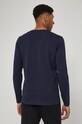 Oblečenie Tričko s dlhým rukávom pánske Basic RS22.BUM030 tmavomodrá