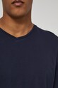 Longsleeve męski gładki granatowy RS22.BUM030 granatowy