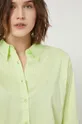 Koszula damska gładka zielona Damski