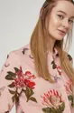 Koszula damska z kołnierzykiem klasycznym różowa Damski