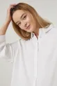 Koszula damska z konopi biała Damski