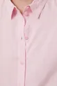 Koszula damska z konopi różowa różowy