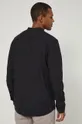 czarny Koszula bawełniana męska gładka czarna