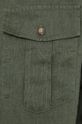 Koszula lniana męska z kołnierzykiem klasycznym zielona jasny oliwkowy