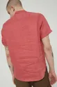oranžová Ľanová košeľa pánska Basic