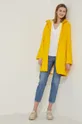 Nepremokavý kabát dámsky Essential žltá