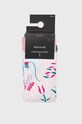 Odzież Skarpetki damskie bawełniane wzorzyste z napisem (2-pack) multicolor RS22.LGD301 multicolor
