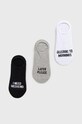 Skarpetki męskie bawełniane z napisami (3-pack) multicolor drobny wzór multicolor RS22.LGM603